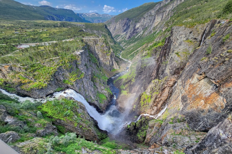 Voringfossen z vyhlídky