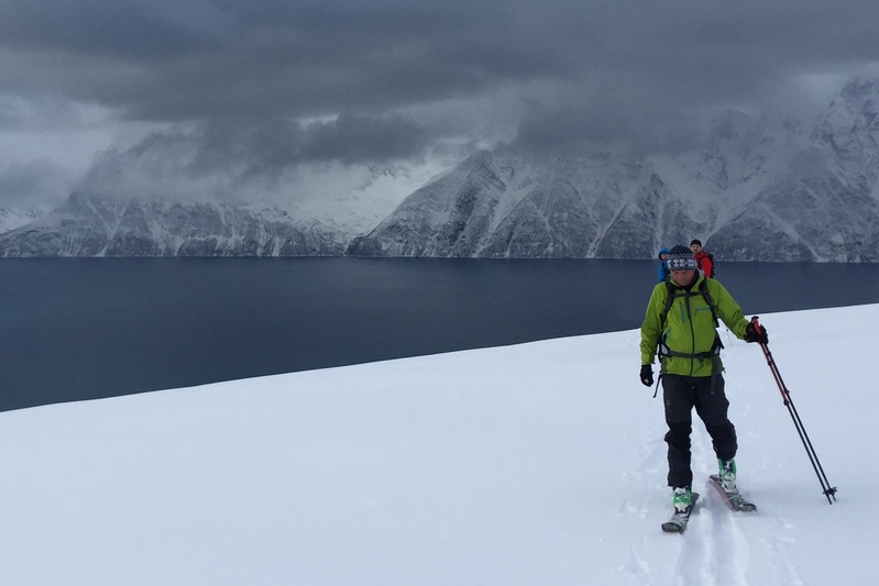 Bunda Bergans v Lyngenských Alpách