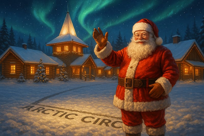 Vesnička Santa Clause Rovaniemi – kouzlo Vánoc celý rok